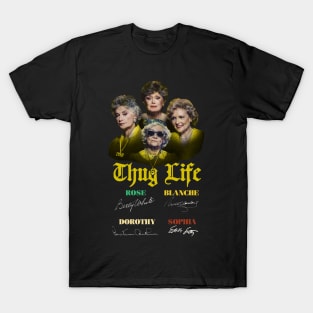 thug life golden T-Shirt